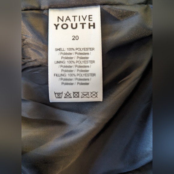 NWT Native Young Oversized Puffer Jacket. Paisley print 2X hip hop streetwear - Picture 6 of 9